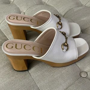 Gucci Houdan Platform Slide Sandal (Women)